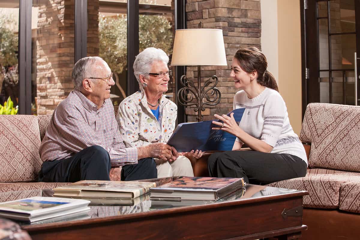 Sales Presentation At Retired Living Facility Better Living Senior Communties 2 - Brown Deer Place